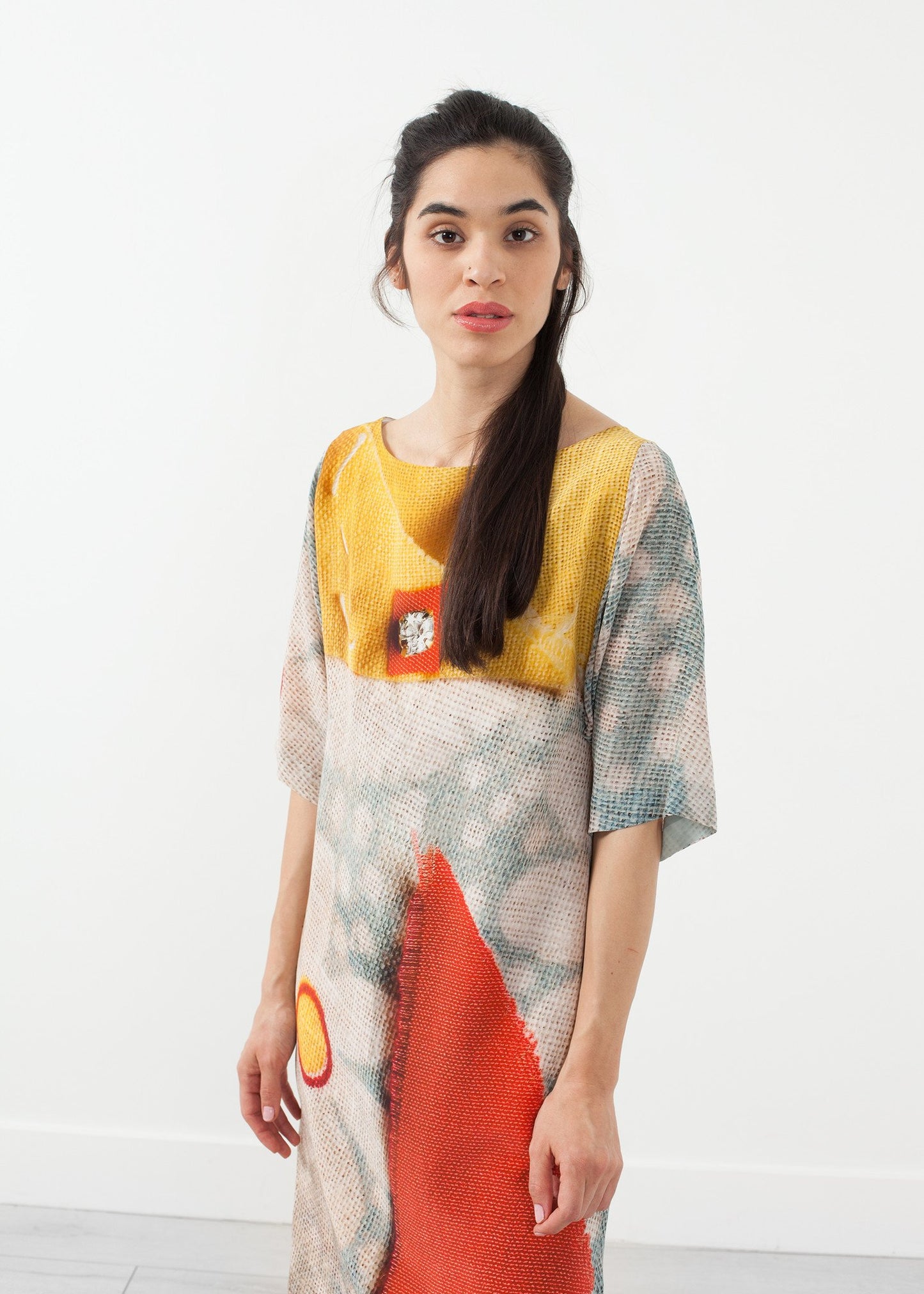 3/4 Sleeve Kimono Dress 5 []!@£$^&amp;*()"""' .&nbsp; /'&nbsp; &nbsp;"&nbsp; . /r /n '&nbsp; " SELECT 12342&nbsp;