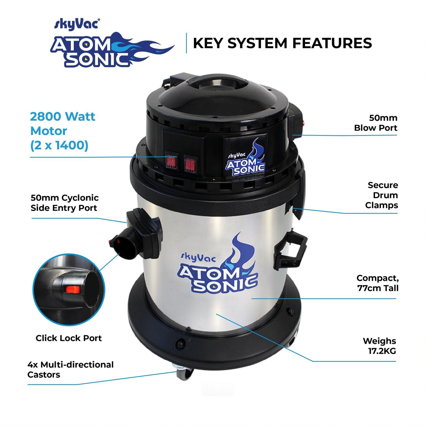 SkyVac™ Atom Sonic