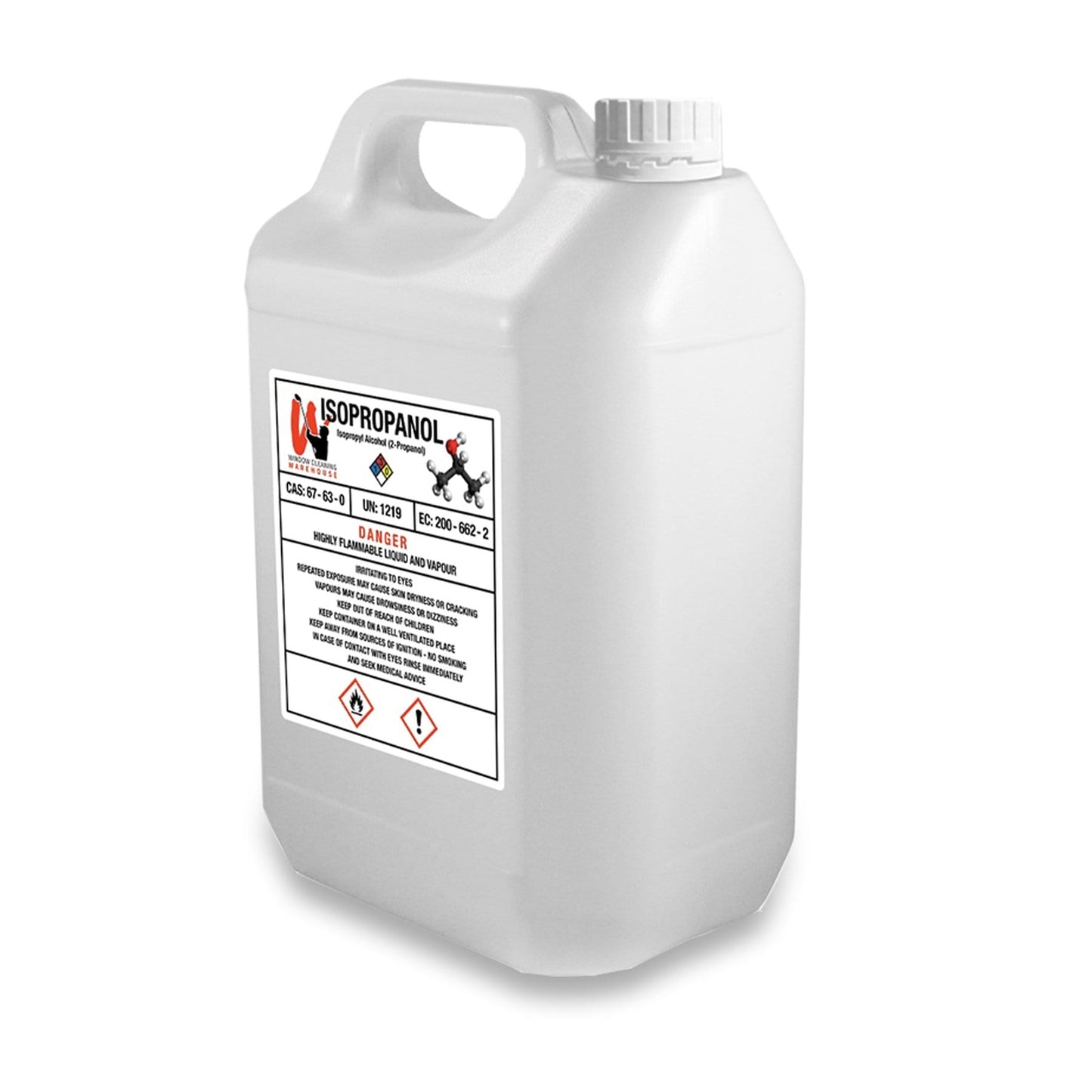 Isopropanol 5L - Window Cleaning Warehouse Ltd