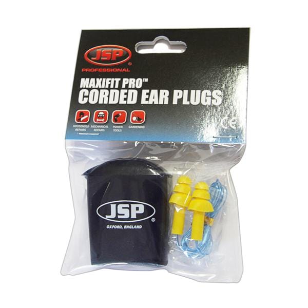 Maxifit™ Pro Ear Plugs with Cord - Window Cleaning Warehouse Ltd