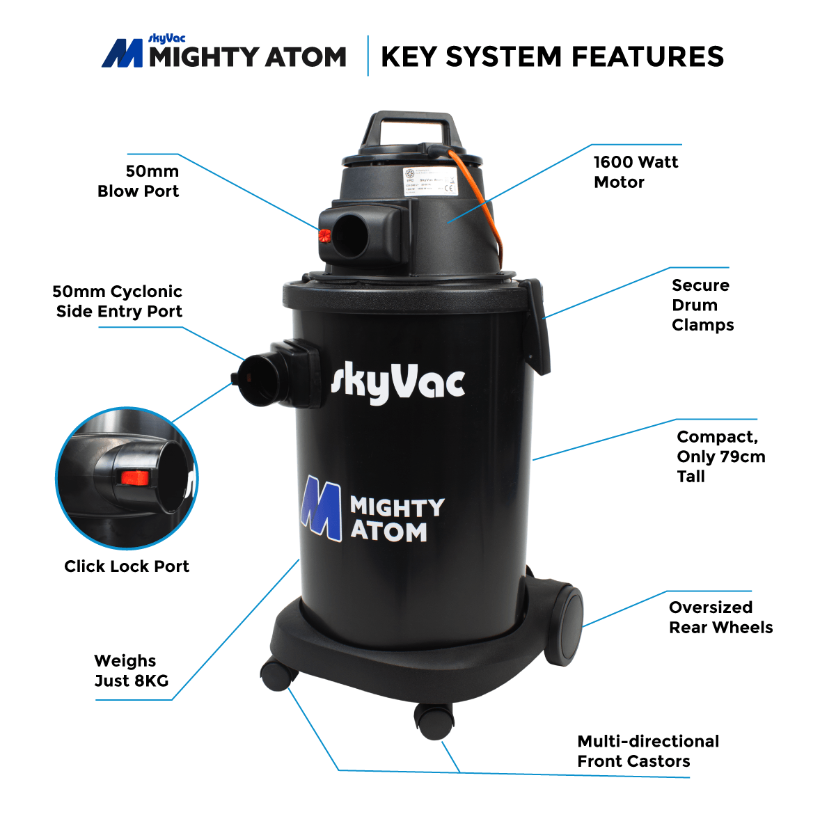 SkyVac™ Mighty Atom Professional System