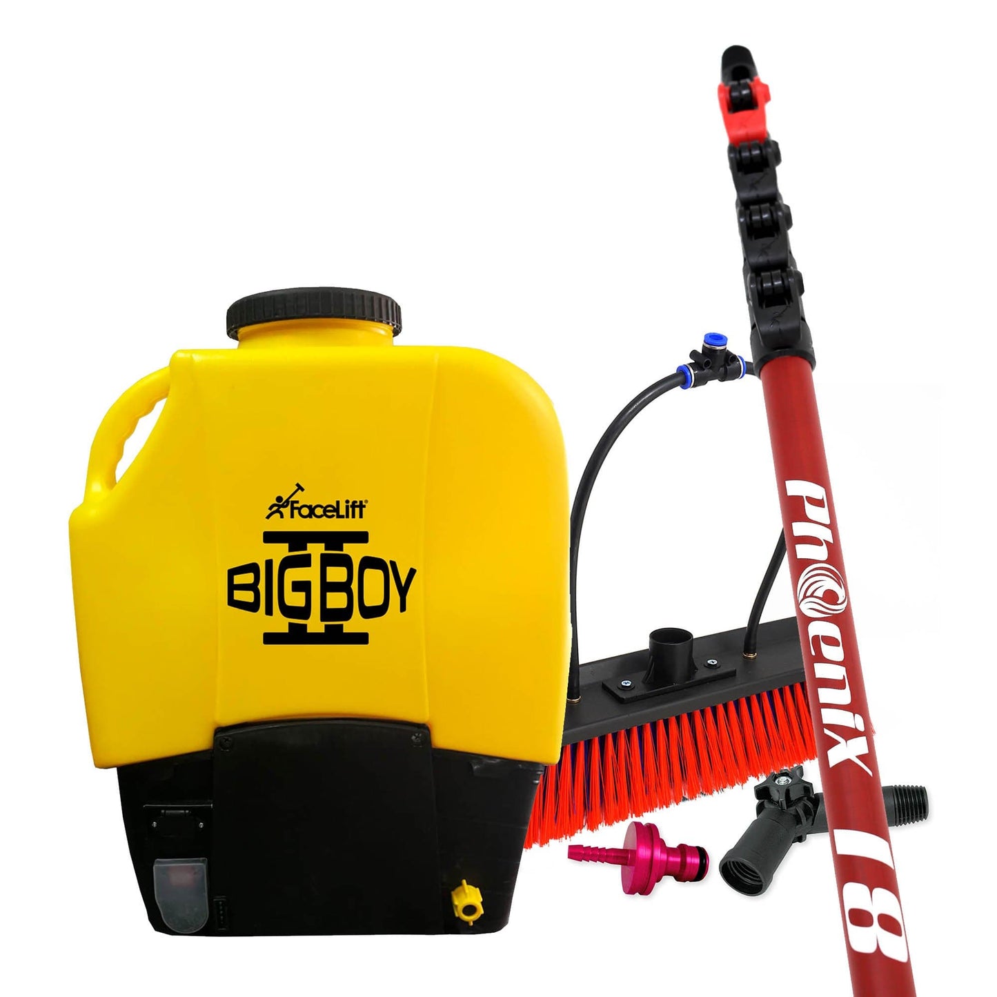 BigBoy 2 Backpack & Phoenix Glass Fibre Bundle