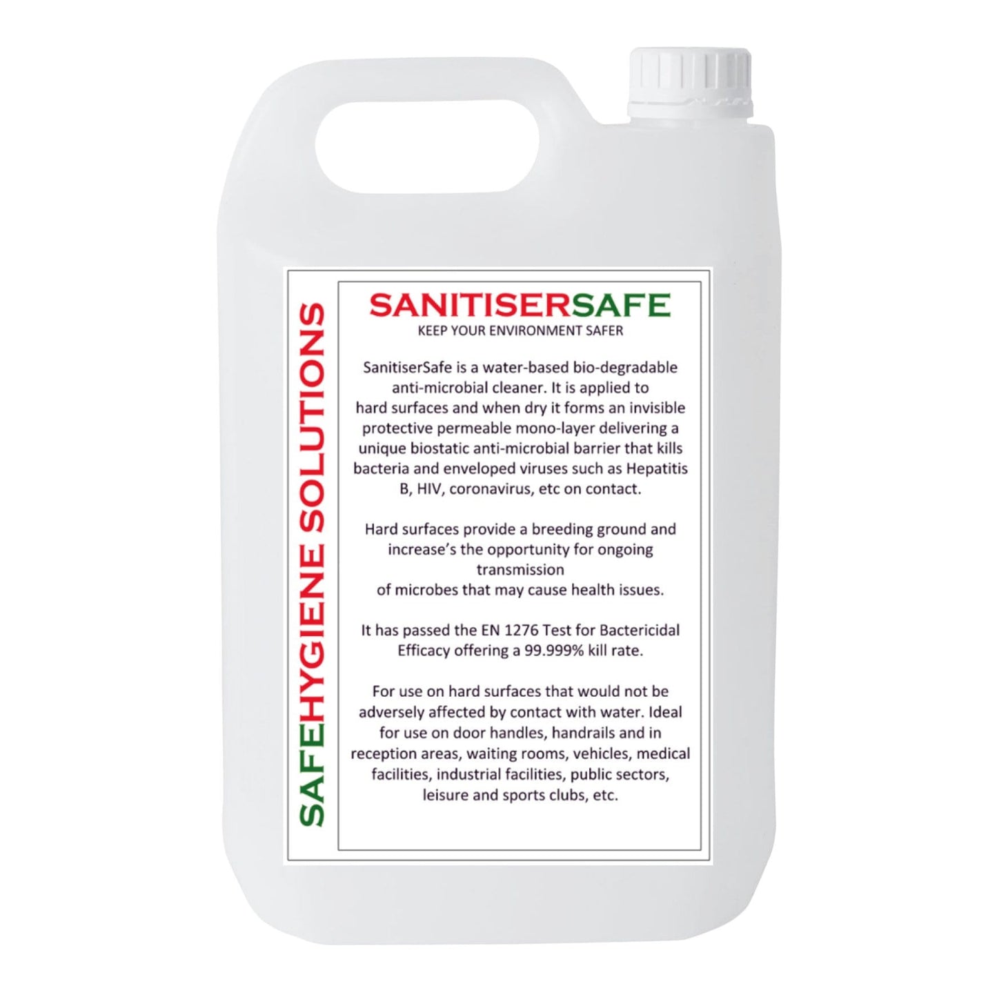 Sanitiser Safe Anti Microbial Cleaner - 5L