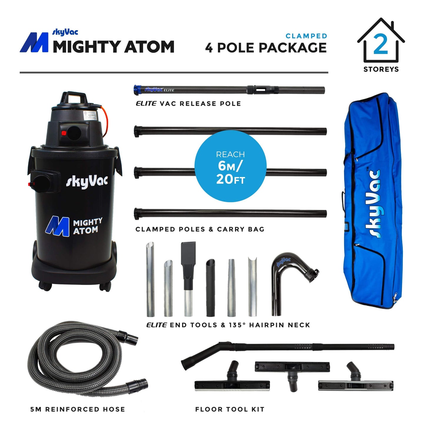 SkyVac™ Mighty Atom Professional System