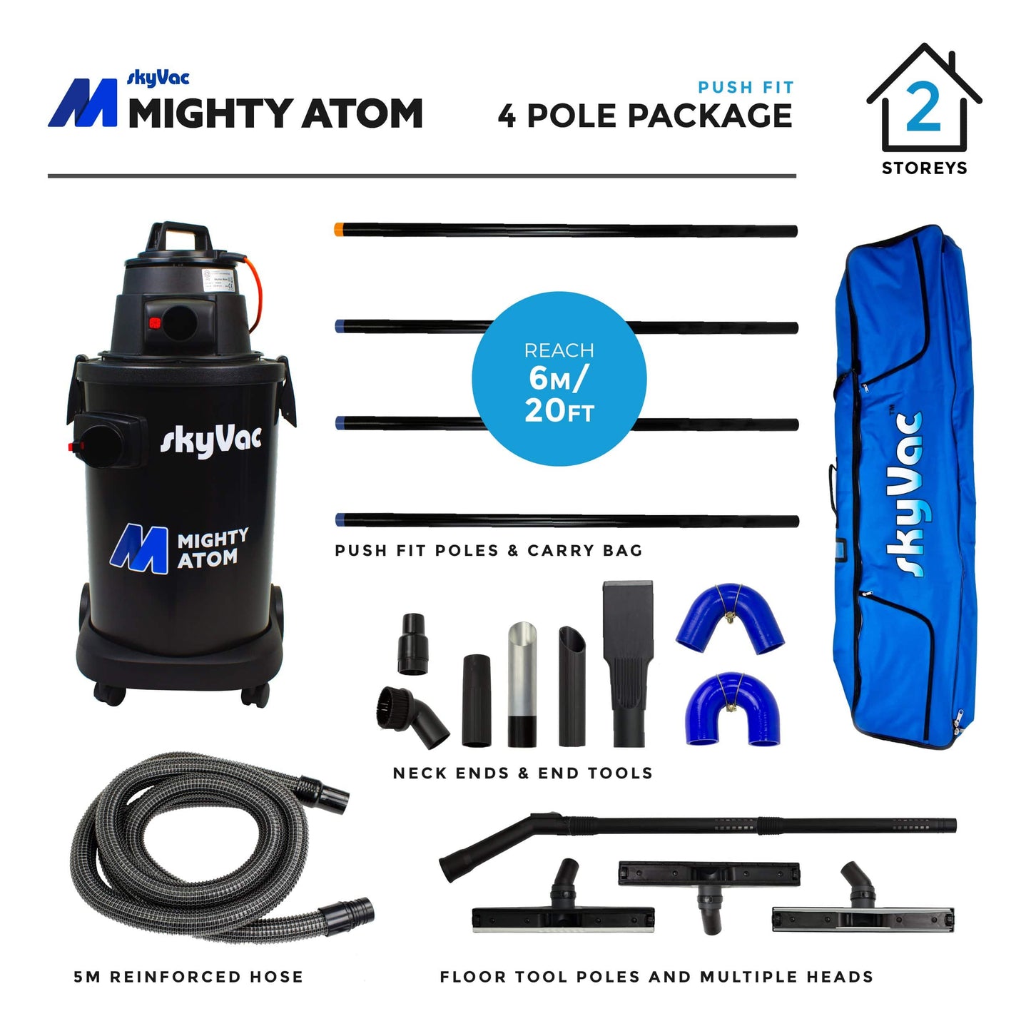 SkyVac™ Mighty Atom Professional System