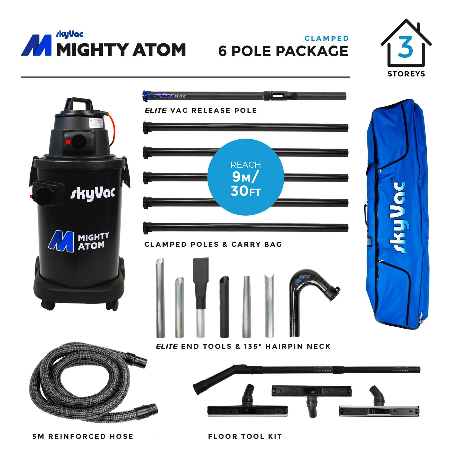 SkyVac™ Mighty Atom Professional System