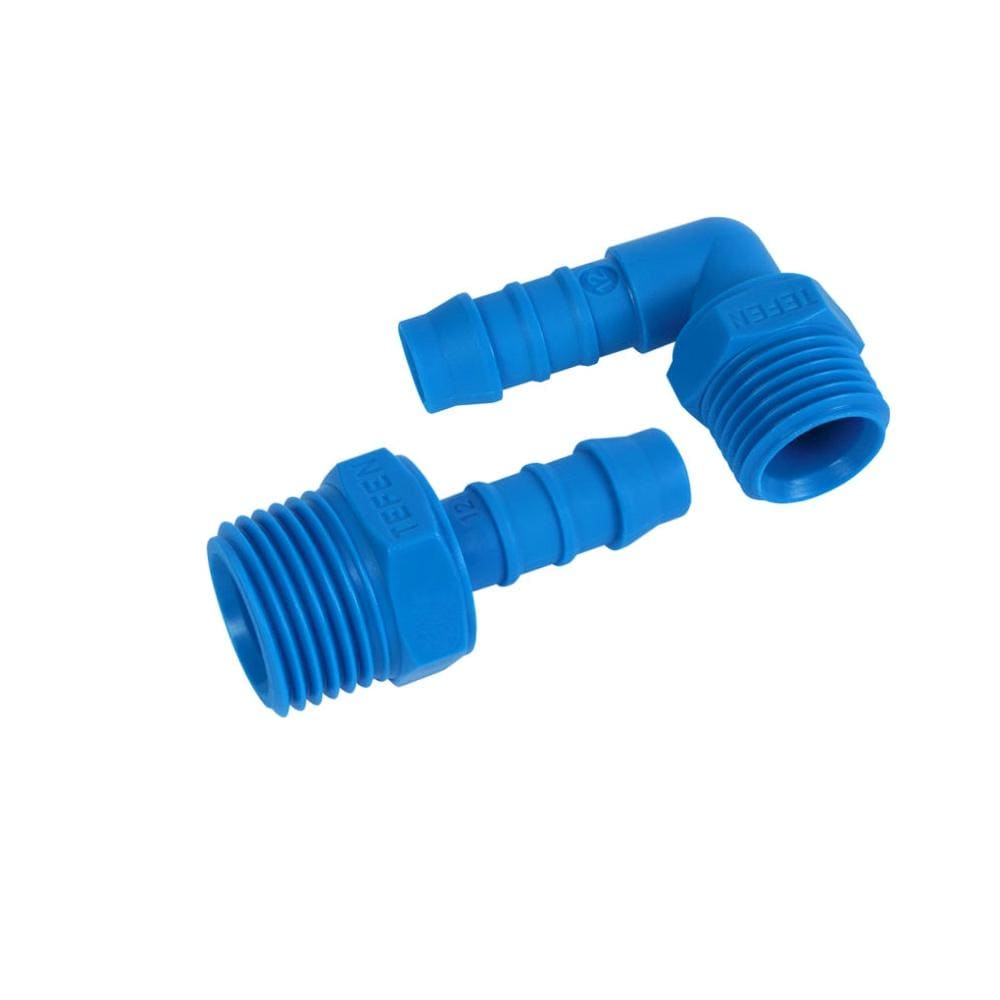 NYLON 1/2" Hose Tail to 1/2" Threaded HOUSING Connectors - Window Cleaning Warehouse Ltd